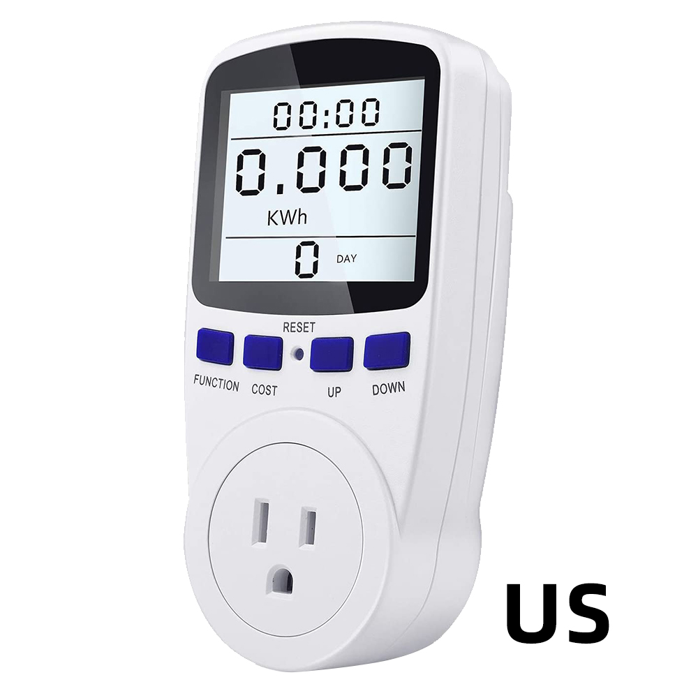 AC 110-130V Power Meters Digital Wattmeter US/UK Energy Meter Watt Monitor Electricity Cost Diagram Measuring Socket Analyzer