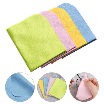 4 pcs High quality 150*175mm Microfiber Glasses Cleaning Cloth Chamois Glasses Cleaner For Lens Phone Screen Cleaning Wipes