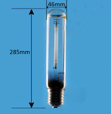 HPS Son T Sodium Grow Lamp E40 400 Watt Light Bulb High Pressure Tubular 2100k