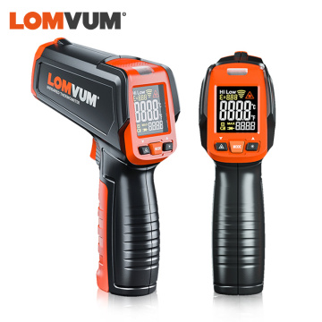 LOMVUM Digital Infrared Thermometer Non Contact Temperature Gun Laser Handheld IR Temp Gun Colorful LCD Display 50-580C Alarm