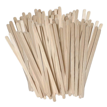 500pcs Wooden Coffee Tea Stirrers Craft Sticks Hot Corn Stick 5.5inch , Well Sealed