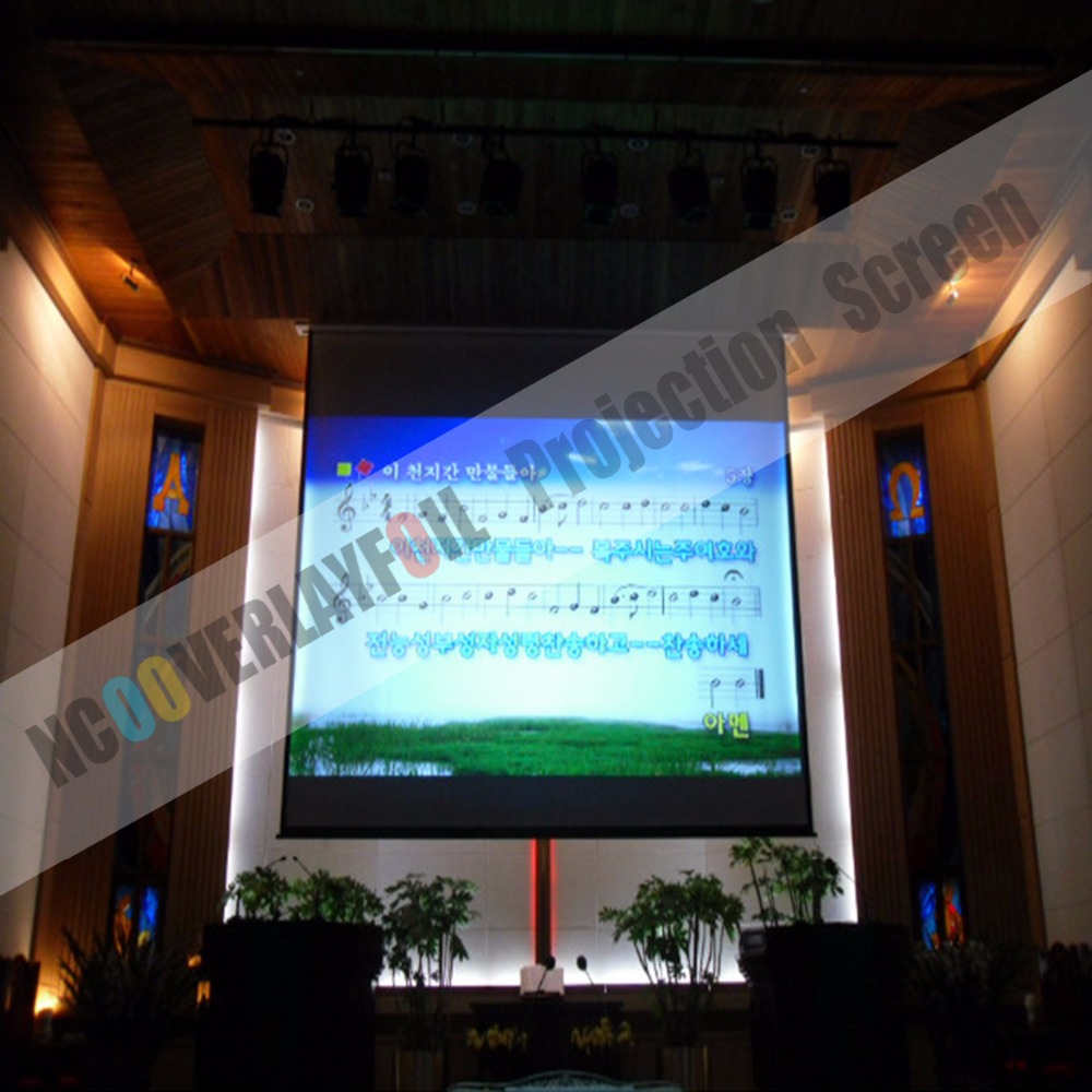 Transparent 5 Meters x 1.524 Meters Clear Rear Projection Film For Hologram Display Advertising