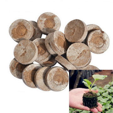 5PCS 30mm Nursery mud Compressed nutrient block Nursery Soil Block Garden Flowers Planting Seedlings Peat Cultivate Block