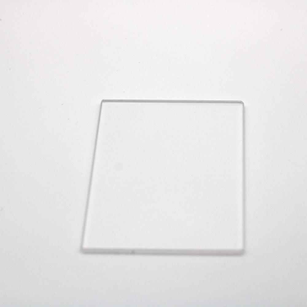 two sides pokished size 60x60mm quartz plate glass JGS2
