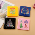 Face mask storage box creative Christmas fruit cartoon style dustproof waterproof plastic square container mask organizers box
