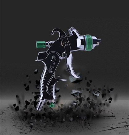 HVLP 2008 paint spray gun set gravity feed 1.4mm 1.7mm 2.0mm DIY auto Car face Paint spray gun