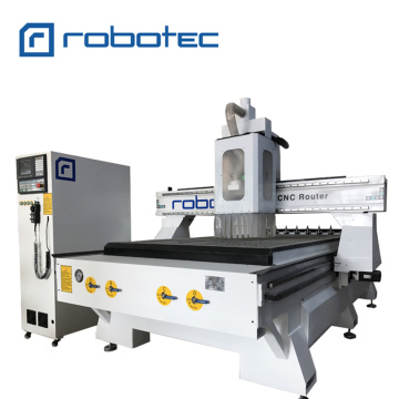 Robotec Atc Cnc Router With 8 Tools Auto Change 1325 Cnc Machine For Wood Doors Cabinet Furniture Making Machine