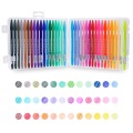 Art Marker Pen Watercolor Pen Set-Medium & Fine Tip,Water Based Coloring Markers,Rich and Vibrant Colors Perfect for Adult Color