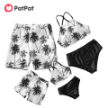 PatPat New Arrival Summer Coconut Tree Family Matching Swimsuits Family Look Swim Wear Cool Sunshine Beach Wear Clothing Sets
