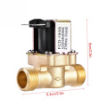 Ac 220V 1/2 Inch Solar Water Heater Solenoid Valve Normally Closed Inlet Valve For Water Flow Control