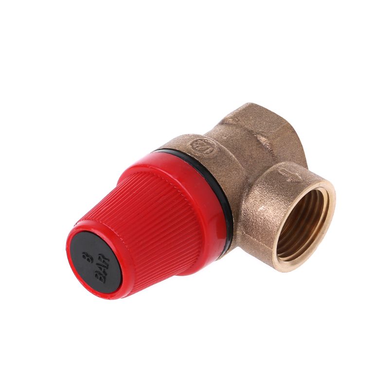 Replacements 3 Bar Brass Safety Valve Drain Relief Swithch For Solar Water Heater Double Inner Wire