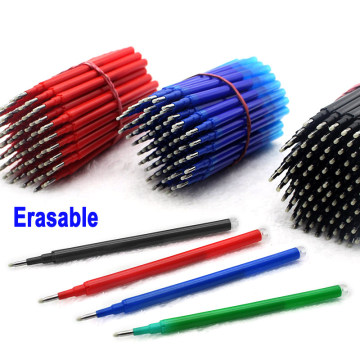 5Pcs/30Pcs Erasable Gel Pen Refill Replacement Office School Writing Stationery Accessory Black/Blue/Red Ink Erasable Pen Refill