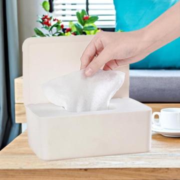 Wet Wipes Dispenser Holder Tissue Storage Box Case with Lid Dustproof Napkin Storage Holder for Home Office