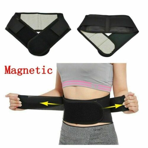 Sportswear Waist Support For Adult Sports Safety Tourmaline Self heating Magnetic Therapy Back Belt Lumbar Brace Massage Band