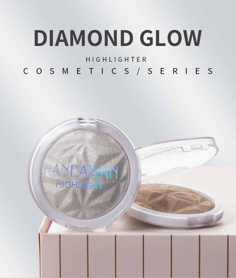 HANDAIYAN 6 Colors Highlighting Powder Repairing Powder Facial Bronzers Palette Makeup Glow Face Contour Shimmer Powder
