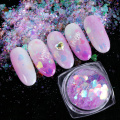 1 Box Heart Butterfly Nail Art Glitter Sequins Flakes Mix Round Star Mermaid Sparkly Paillettes DIY Manicure Decor Tips LA1613