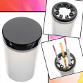 AACAR Cup Washing Water Container Cup Handy Holder Acrylic Pen Cleaner Nail Art Brush Pot Tools Nail Accessories