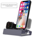 NEW Aluminum 3 in 1 Charging Dock For iPhone X XR XS Max 8 7 Apple Watch Charger Holder For iWatch Mount Stand Dock Station