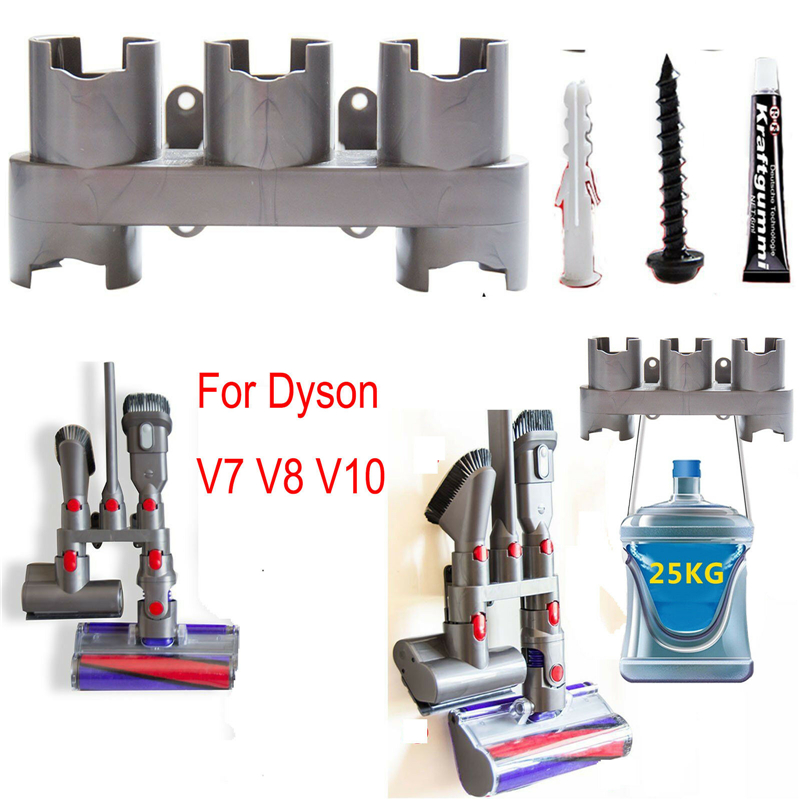 Cleaning Brush Head Storage Bracket Accessories For Dyson V7 V8 V10 Vacuum Cleaner Parts Stand Tool Attachments Rack Wall Holder