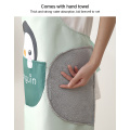 Super Thick Wear-Resistant Home Cooking Wipeable Apron Cartoon Animal Print Waterproof Apron Household Kitchen Supply TSLM2