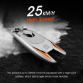 Dual Motor RC Boats 25KM/H High Speed Racing Boat 7.4V Large Capacity Battery 2 Channels 2.4G Remote Control Boats for Kid Adult