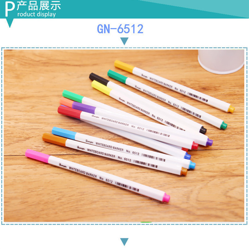 12 Colors Whiteboard Pens The Office Stationery Color Whiteboard Markers School Supplies Erasable Eco-friendly Whiteboard Marker