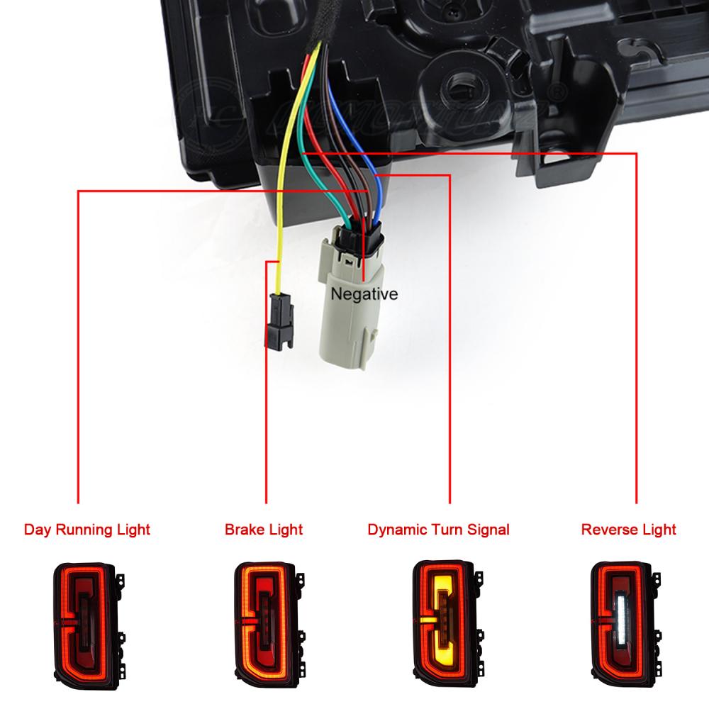 HCMOTIONZ LED Tail Lights For Ford Bronco 6th Gen 2021-2023