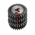 1Pcs precision spur gear 1.5 die 25 teeth 45# steel thickness 15mm, spur gear tooth surface high frequency quenching
