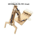 robot model wood kit Hydraulic Mechanical Arm Technology Diy Boys Toys For Children Desk robot kit robotics learning assembly