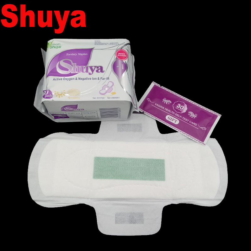 5 Packs/lot Anion pads sanitary napkin Shuya menstrual pads women health care love strip feminine anion sanitary pads 68 pcs