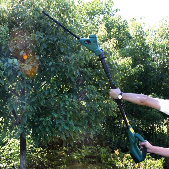 Freeshipping EAST 18V Li-ion battery cordless pole hedge trimmer Hand pruning tools rechargeable cutter rechargeable garden tool