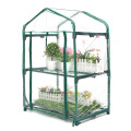Mini Greenhouse 2 Layers Home Gardening Warm Room Outdoor Flower Plant Pot Winter Shelves Racks 70x50x95cm Garden Greenhouses