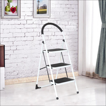 Portable Anti-Slip 3 Step Ladder Folding Lightweight Steel Step Stool Platform 330LBS Capacity