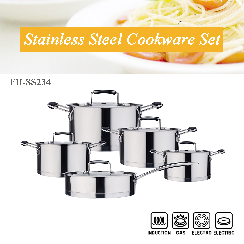 straight body cookware set