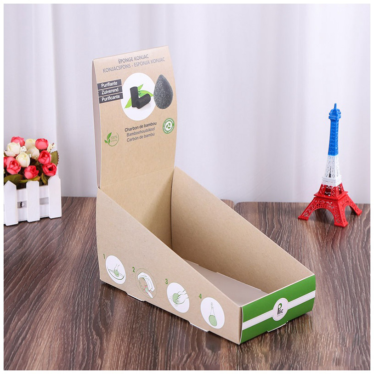 Customer Kraft Paper Counter Top Display Box Jpg