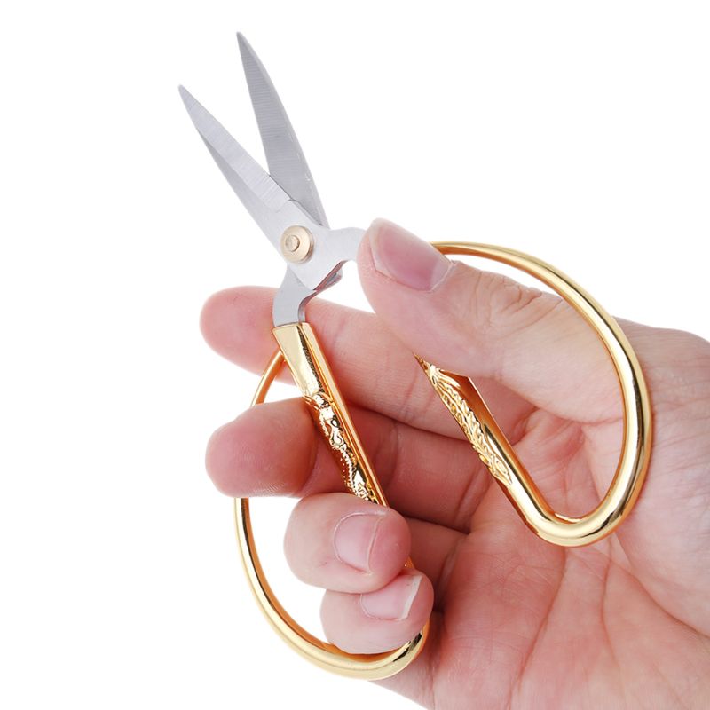 New Gold Dragon Phoenix Bonsai Scissors Wedding Shears Home Office Cutting Tool