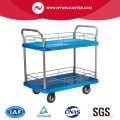 Plastic Shelves Hand Cart