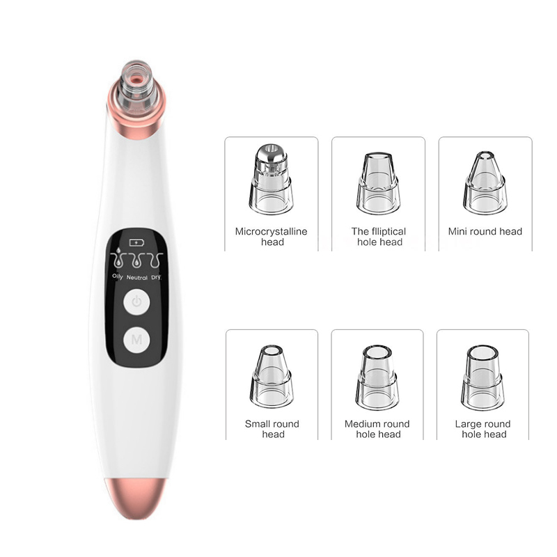 Anti-sensitive Vacuum Blackhead Remover Fast Electric Suction Acne Exfoliate Deep Clean Shrink Pores Skin Care Treatment Cleaner