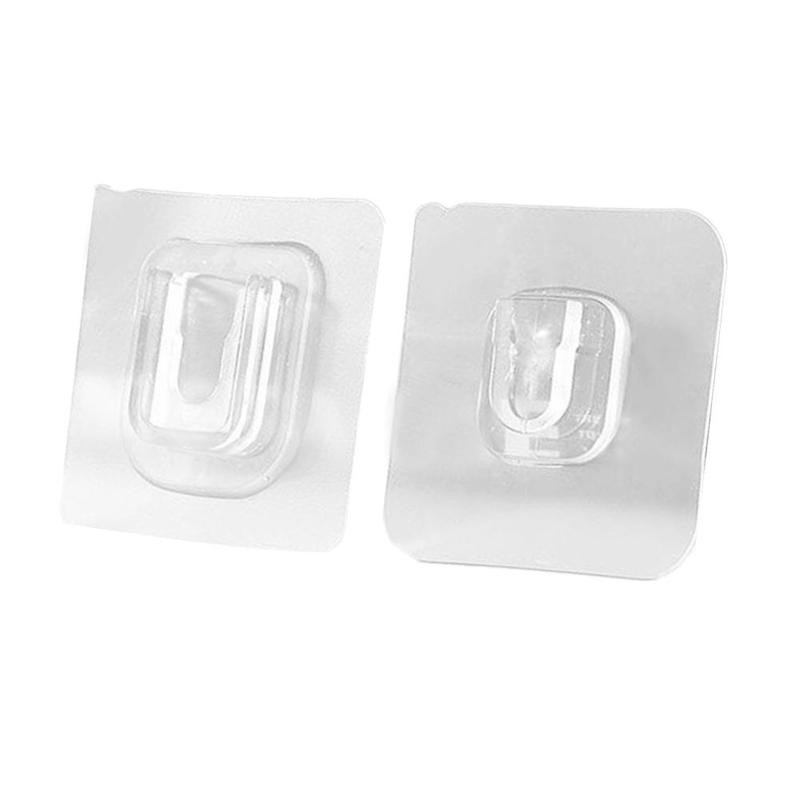 double sided adhesive wall hooks Wall Hanger Transparent Suction Cup Sucker Hook Double-Sided Adhesive Wall Hooks Dropshipping