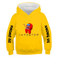 2020 Among Us Print impostor Hoodies Cotton Sweatshirts Autumn Winter Children's Fashion Harajuku Tracksuit Boys Girls Pullover