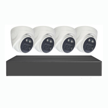Dome 4K Wifi CCTV Kits POE NVR Camera