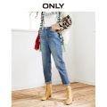 ONLY2020 Winter High Waist Loose Straight Nine Jeans BF Wind Female | 120149725