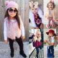 PUDCOCO Fashion Autumn Kids Baby Girls Faux Fur Vest Waistcoat Child Warm Winter Coat Outwear Jacket 6M-5Y