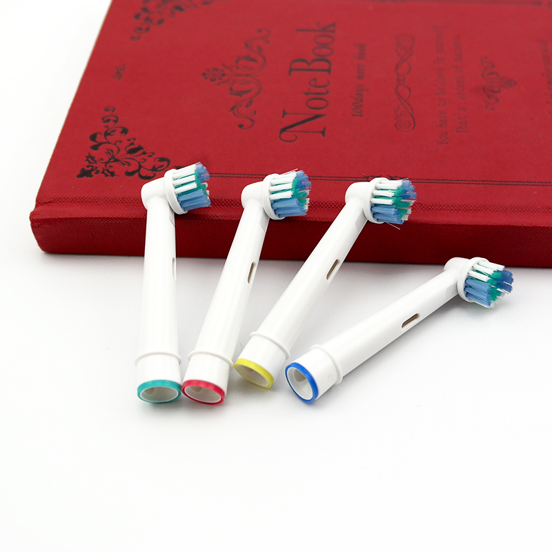 Vbatty 4pcs Tooth Whitening Replaceable Toothbrush Head Electric Brush Heads Oral Hygiene for Oral B 3D tooth brush heads