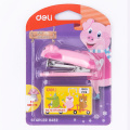 DELI Mini Stapler Animal Cartoon deli 0452 1 Set with staples cute stapler stationery office supply School accessories