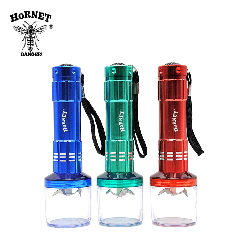 HORNET Electric AUTOMATIC Aluminum Powered by Battery ( Not included ) Metal Spice Crusher Herb Grinder Crank