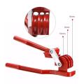 3 in 1 180 Degree Manual Tubing Bender 1/4in 5/16in 3/8in Pipe Tube Bender Water Gas Pipe Plumbing Bending Tool for Copper Brass