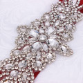 AB Silver Diamond Crystal Bridal Belt For Bridal Bridesmaids Dresses Rhinestones Wedding Belt Sash
