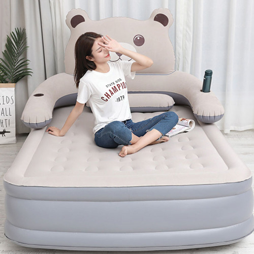 Soft Air Mattress Bed with backrest bear bed for Sale, Offer Soft Air Mattress Bed with backrest bear bed