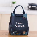 2020 Fashion Forest Lunch Handbag Thicken Durable Portable Insulation Bag Office School Outdoor Picnic Traveling Lunch Tote Bag